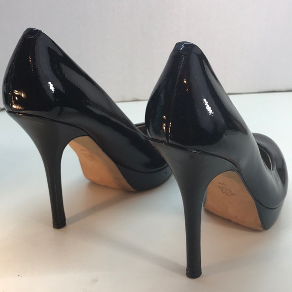 Joan & David Black Patent Leather Stilettos Size 8 - Picture 5 of 8